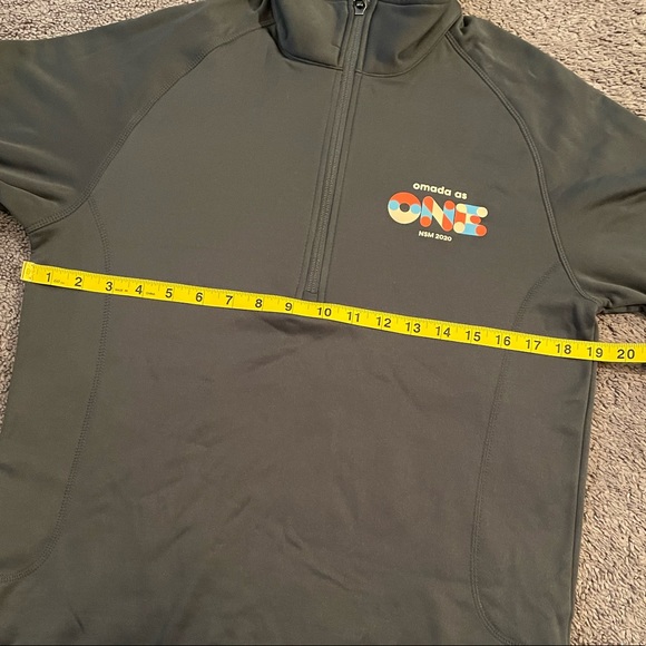 Men's Eddie Bauer Gray Smooth Fleece Base Layer 1/2 Zip Pullover Small - Picture 4 of 5